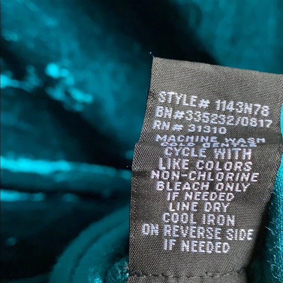 BCX Teal/Turquoise Scalloped Halter Neck Dress - Picture 7 of 8